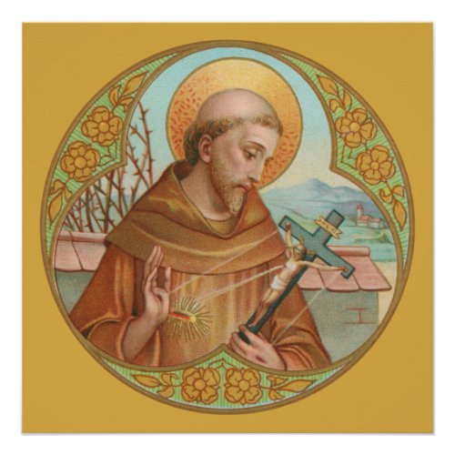 St Francis of Assisi BK 002 Poster