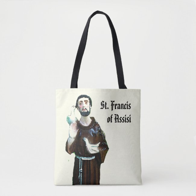 St. Francis of Assisi Catholic Saint Tote Bag