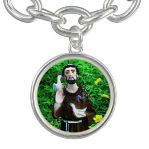 St. Francis of Assisi Charm Bracelet