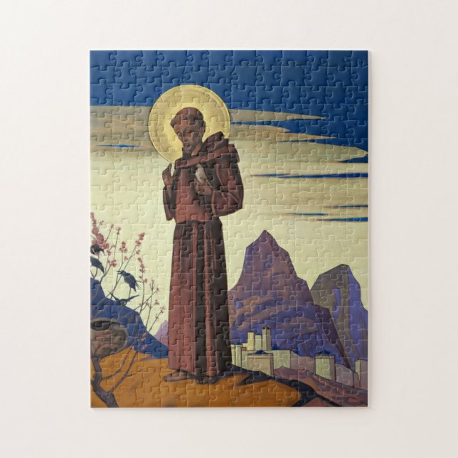 St Francis of Assisi (Christian Saint) Jigsaw Puzzle (Vertical)
