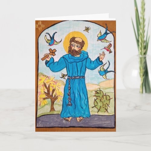 St Francis of Assisi from the original Retablo Card