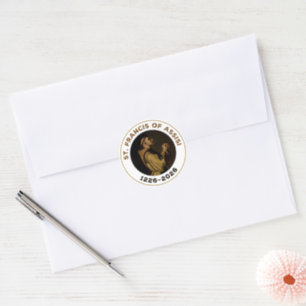 St. Francis of Assisi Gift Item Classic Round Sticker