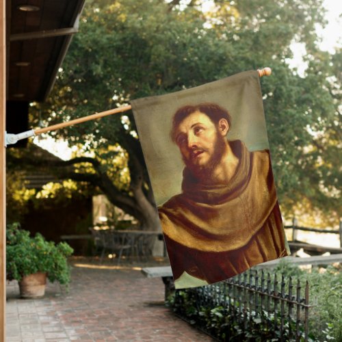 St Francis Of Assisi House Flag