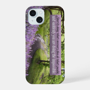St Francis of Assisi Inspirational Quote Possible iPhone 15 Case