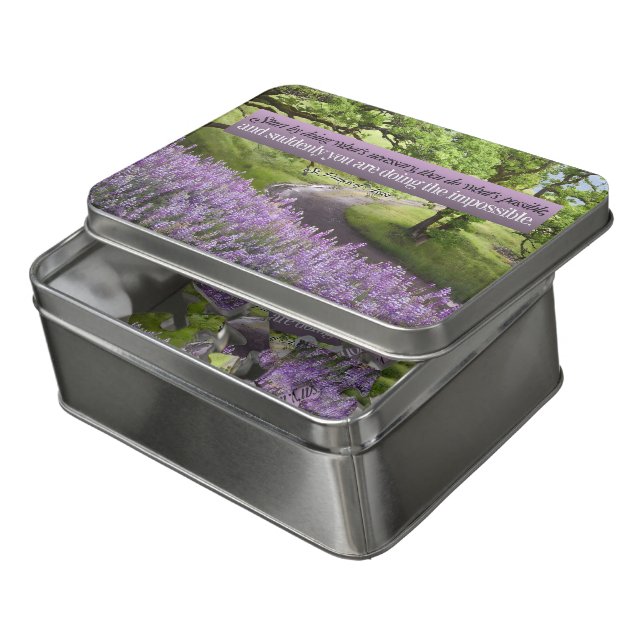 St Francis of Assisi Inspirational Quote Possible Jigsaw Puzzle (Lid Open)