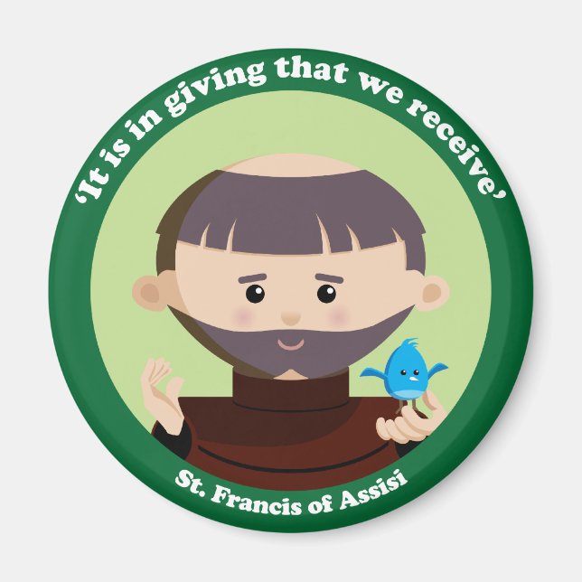 St. Francis of Assisi Magnet (Front)