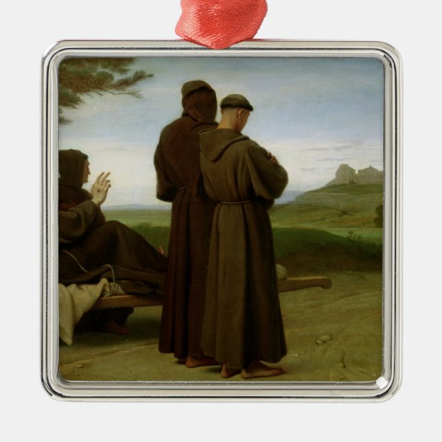 St. Francis of Assisi Metal Ornament (Front)