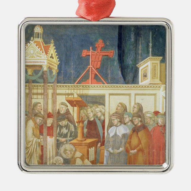 St. Francis of Assisi Metal Ornament (Front)