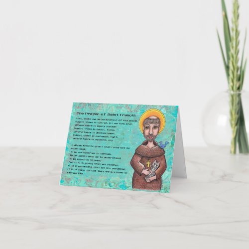 St Francis of Assisi Notecard