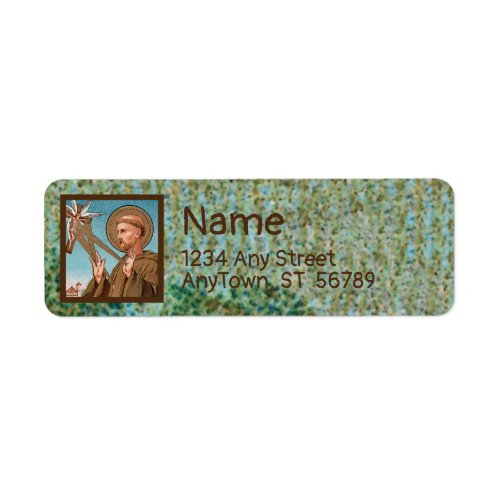 St Francis of Assisi Pater Seraphicus SAU 040 Label