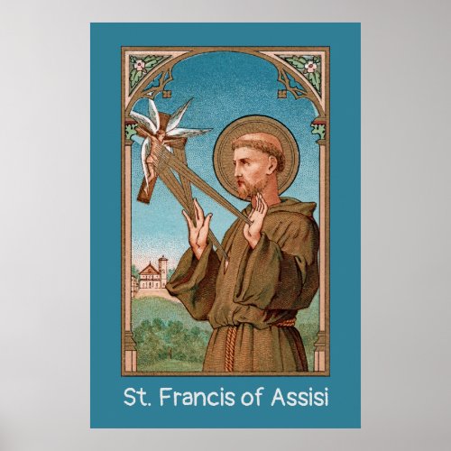 St Francis of Assisi Pater Seraphicus SAU 040 Poster