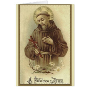 St. Francis of Assisi Patron Saint of Animals Cards