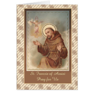 St. Francis of Assisi Patron Saint of Animals Cards