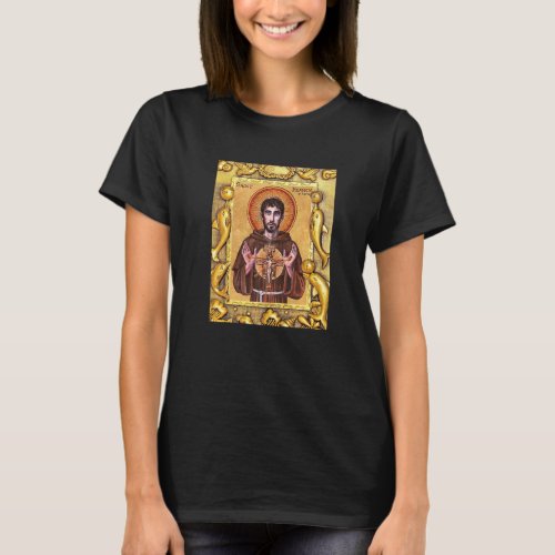St Francis Of Assisi Patron Saint Of Animals Catho T_Shirt