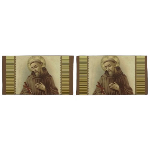 St Francis of Assisi Patron Saint of Animals Pillow Case