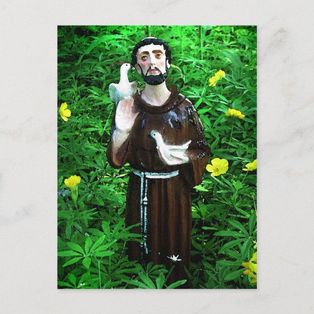 St .Francis of Assisi Postcard (Front)