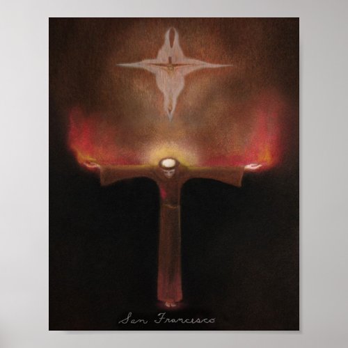 St Francis of Assisi Poster