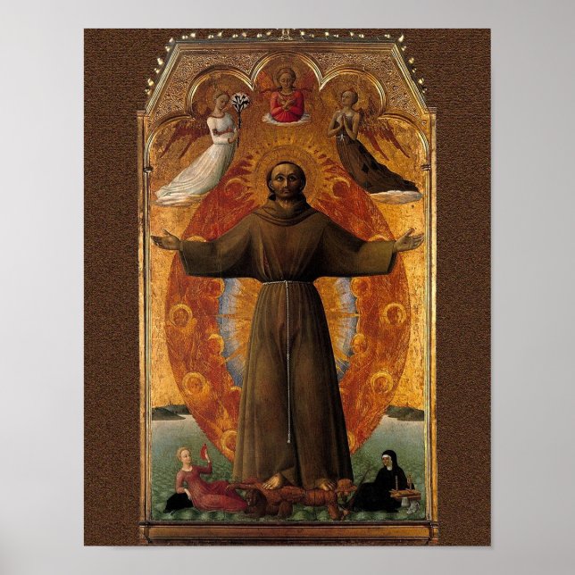 St Francis of Assisi Poster (Front)