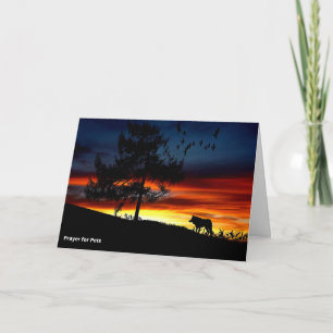 St. Francis of Assisi Prayer for Pets - Dog Card