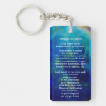 St Francis Of Assisi Prayer Keychain at Zazzle