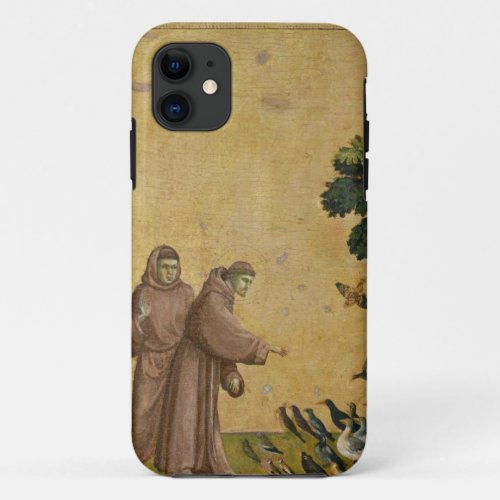 St Francis of Assisi preaching to the birds iPhone 11 Case