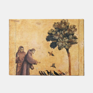St. Francis Of Assisi Preaching To The Birds Doormat