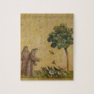 St. Francis of Assisi preaching to the birds Jigsaw Puzzle