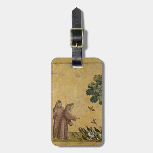 St Francis of Assisi preaching to the birds Luggage Tag