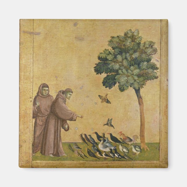 St. Francis of Assisi preaching to the birds Magnet (Front)