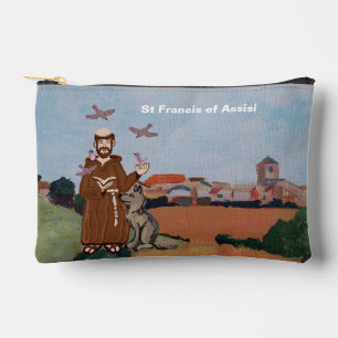 St Francis of Assisi rosary Accessory Pouch
