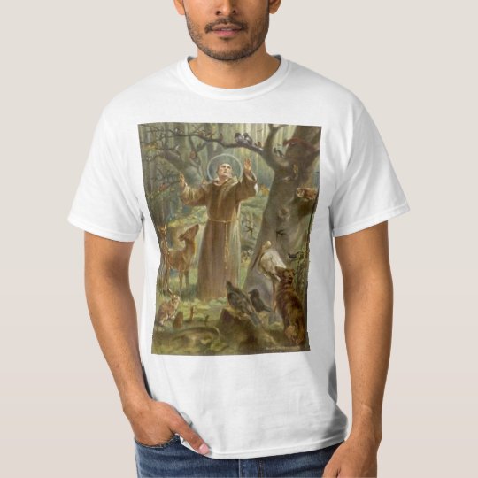 st francis of assisi t shirt