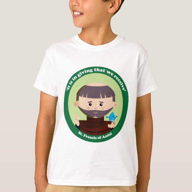 St. Francis of Assisi T-Shirt (Front)