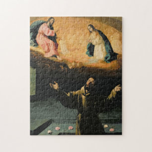 St. Francis of Assisi,The Miracle of the Roses Jigsaw Puzzle