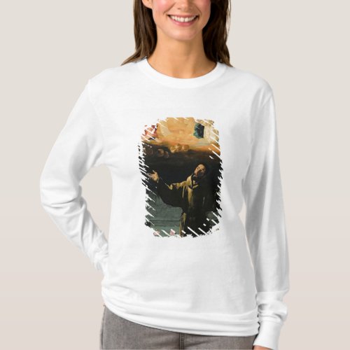 St Francis of AssisiThe Miracle of the Roses T_Shirt