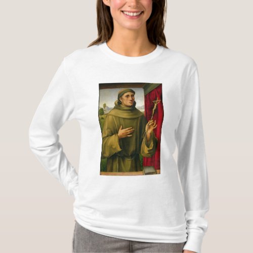 St Francis of Assissi c1490 tempera on panel T_Shirt