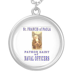 St FRANCIS of PAYOLA Silver Plated Necklace