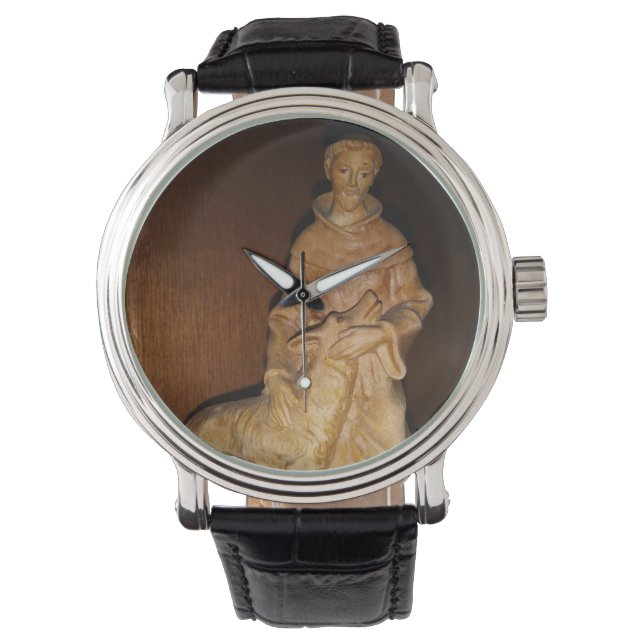 St. Francis Patron Saint of Animals Wrist Watch (Front)