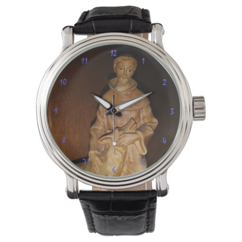 St Francis Patron Saint of Animals Wrist Watch