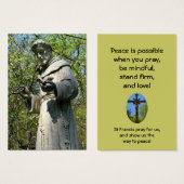St Francis Prayer Cards (Front & Back)
