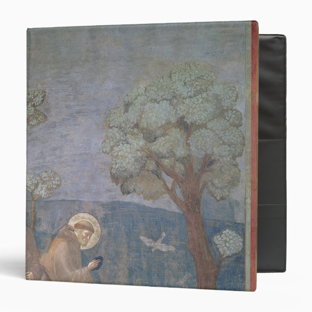 St. Francis Preaching to the Birds, 1297-99 Binder (Front/Inside)