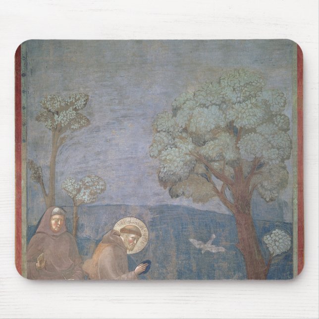 St. Francis Preaching to the Birds, 1297-99 Mouse Pad (Front)