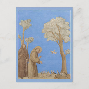 St. Francis preaching to the birds CC0582 Postcard