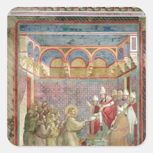 St. Francis Receives Approval Square Sticker (Front)