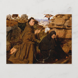 St. Francis Receiving the Stigmata by Jan van Eyck Postcard