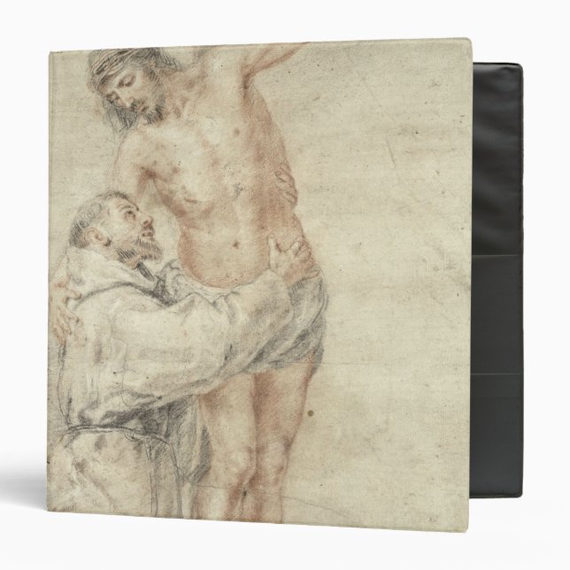 St. Francis Rejecting the World and Embracing 3 Ring Binder (Front/Inside)