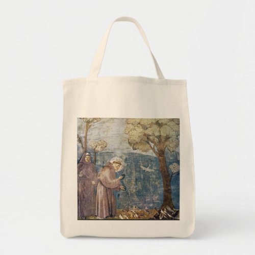 St Francis Sermon to the Birds Tote Bag