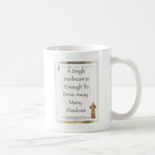 st. francis sunbeam prayer coffee mug
