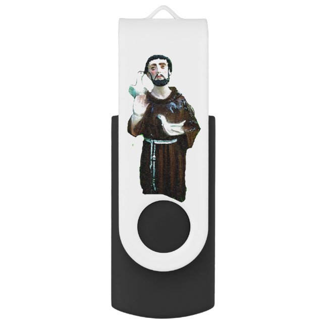 St. Francis Swivel USB 2.0 Flash Drive (Front Vertical)