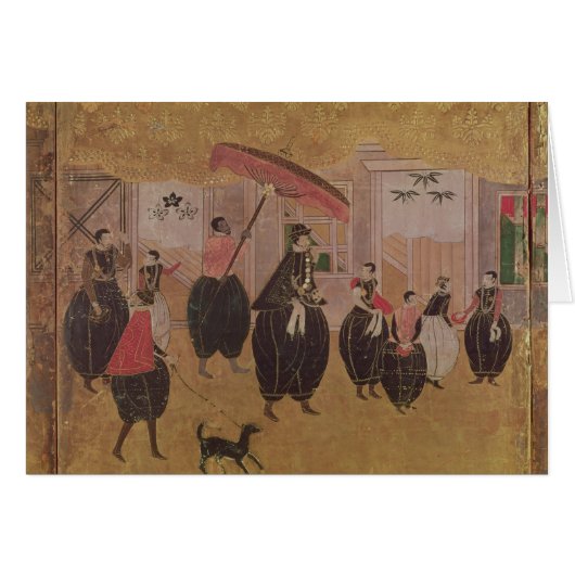 St. Francis Xavier  and his entourage Cards (Front Horizontal)