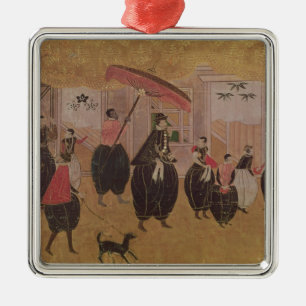 St. Francis Xavier and his entourage Metal Ornament